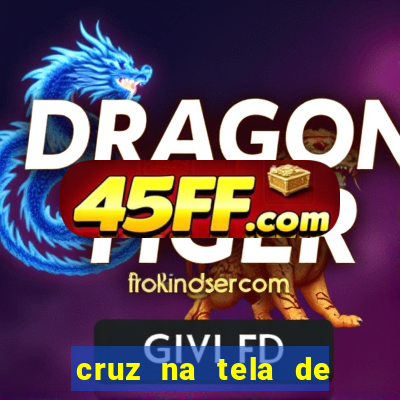 cruz na tela de cruz das